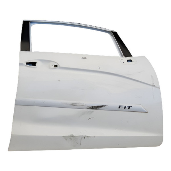 Porta Dianteira Direita Fit 2016 (branca) C/ Detalhes