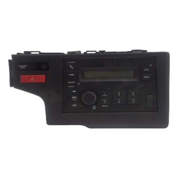 Rádio C/ Moldura Mais Botão Pisca-alerta Honda  Fit 2017