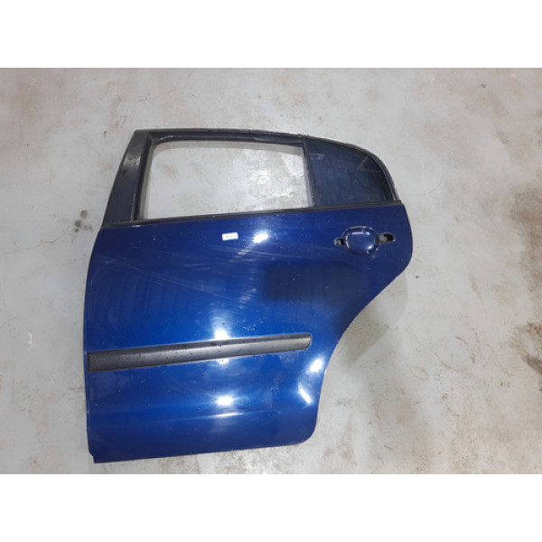 Porta Traseira Esquerda Polo Sedan 2004 ( Azul) C/detalhes