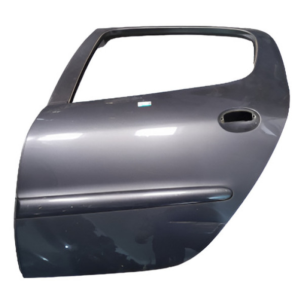 Porta Traseira Esquerda Peugeot 207 2009 (cinza) C/detalhes