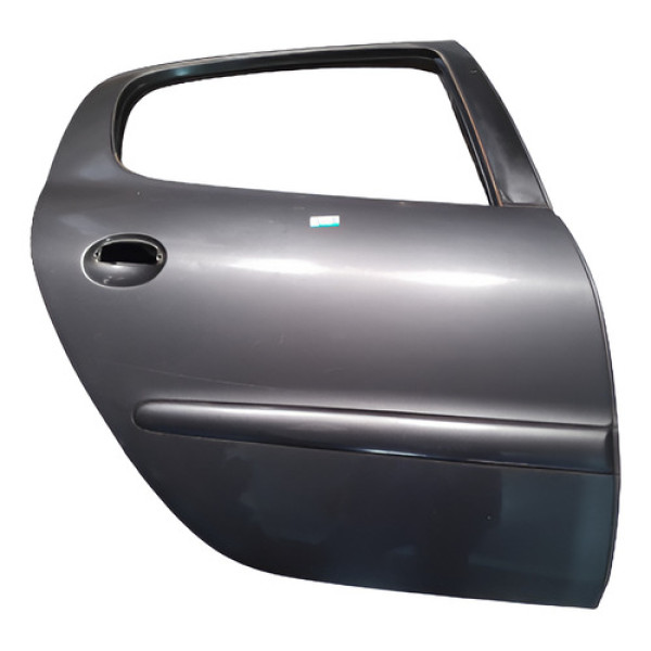 Porta Traseira Direita Peugeot 207 2009 (cinza) C/detalhes