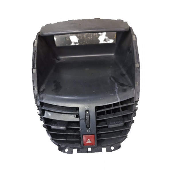 Moldura Central Painel Difusor Peugeot 207 2012 9682994477