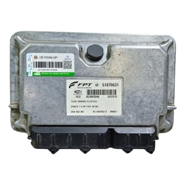 Módulo Injeção Eletrônica Punto 1.4 8v 2010 51876631