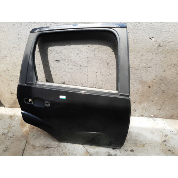 Porta Traseira Direita Fiesta Hatch 2013 (preto) C/detalhes 