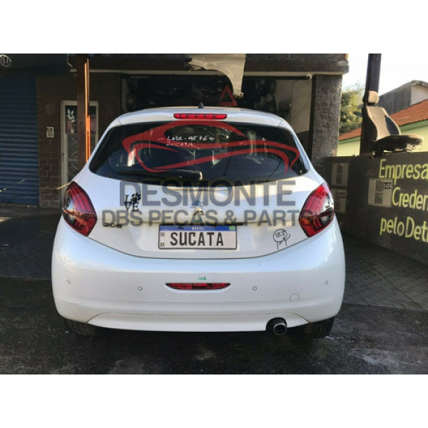 Traseira Com Teto Peugeot 208 1.6 2019 Retirar Peças 