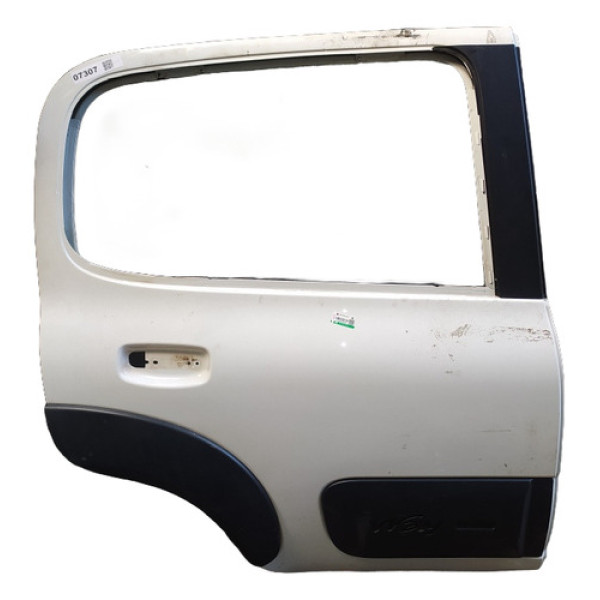 Porta Traseira Direita Uno Way 1.0 2019 (branco) C/ Detalhes