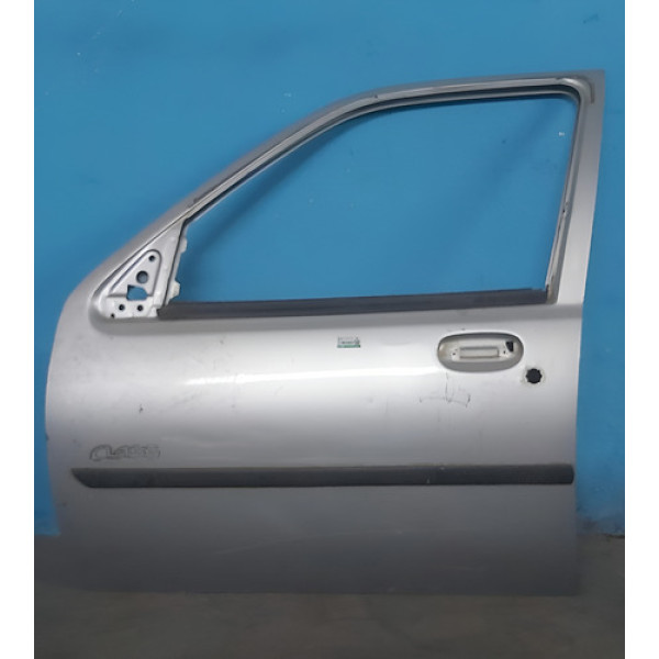 Porta Dianteira Esquerda Ford Fiesta 2001 (prata) C/detalhes