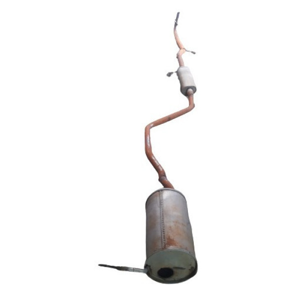 Escapamento Abafador Sandero 2020 C/ Detalhe 05043