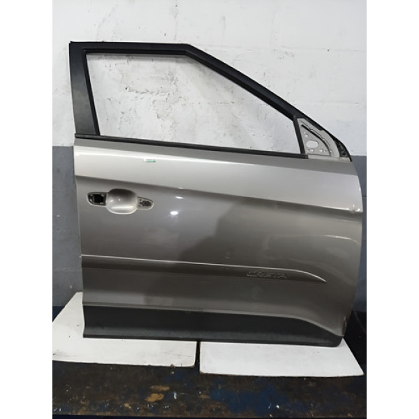Porta Dianteira Direita Creta 2017 (prata) C/ Detalhes