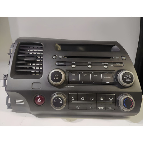 Rádio Cd Player Som Honda Civic Lxs Flex 1.8 2008 Nh608l