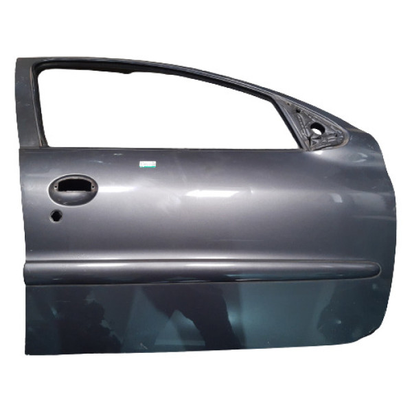Porta Dianteira Direita Peugeot 207 2008 (cinza) C/ Detalhes